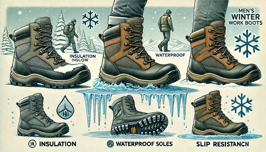 žieminiai vyriški darbo batai