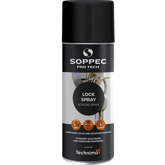 Purškiamas tepalas be riebalų SOPPEC LOCK-SPRAY, 200 ML