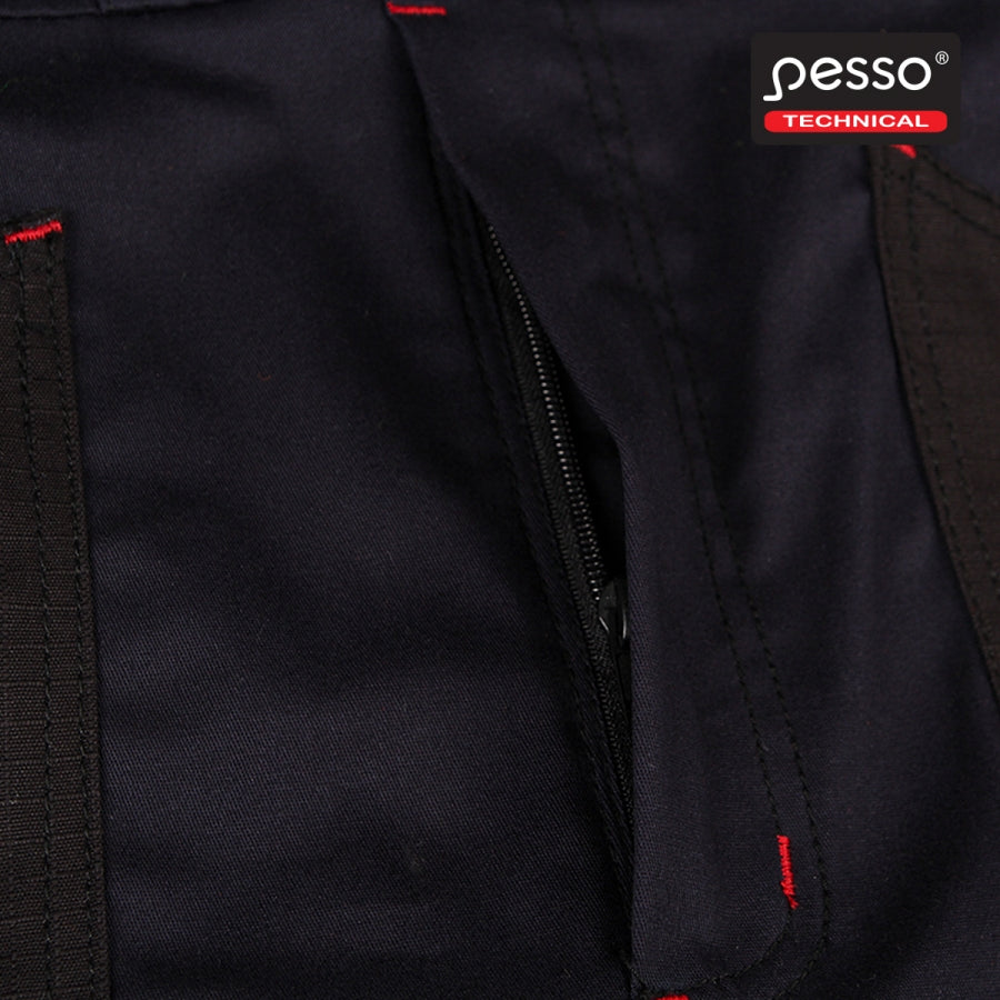 Puskombinezonis su elastanu PESSO STRETCH TWILL BLUE