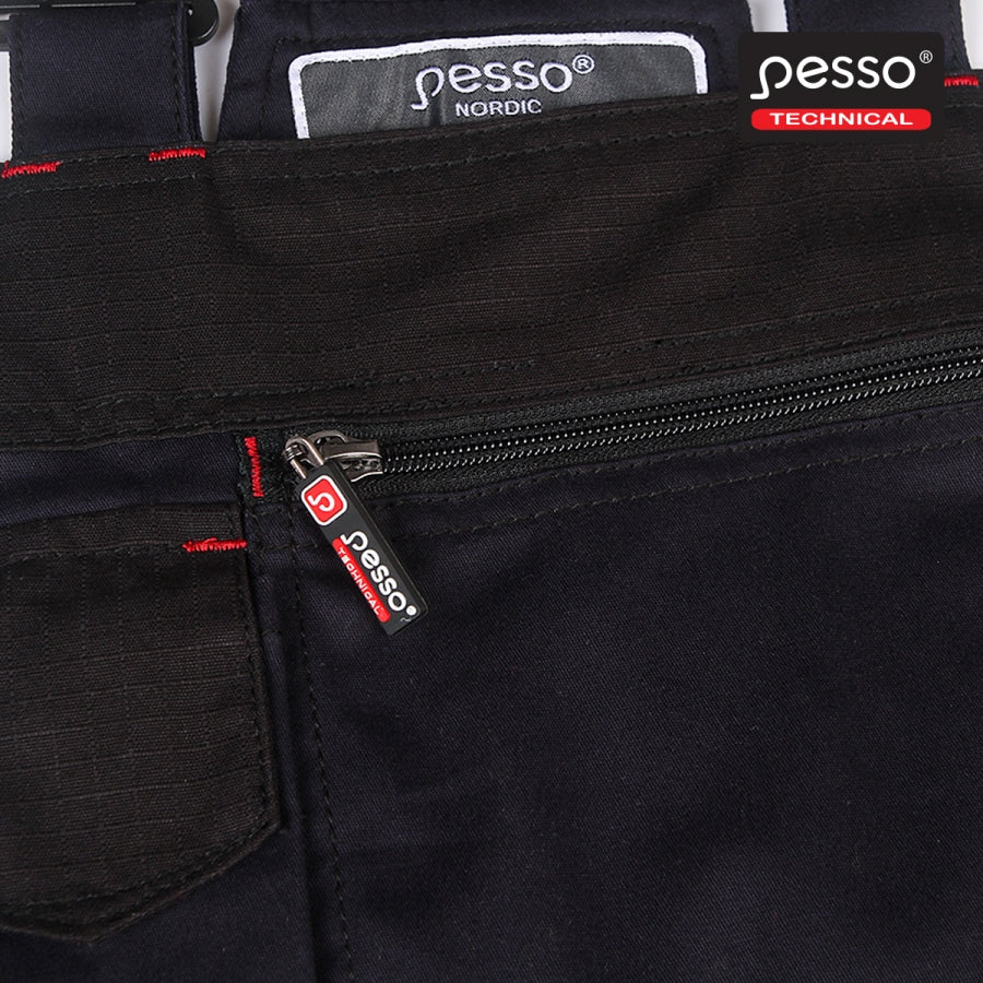 Puskombinezonis su elastanu PESSO STRETCH TWILL BLUE