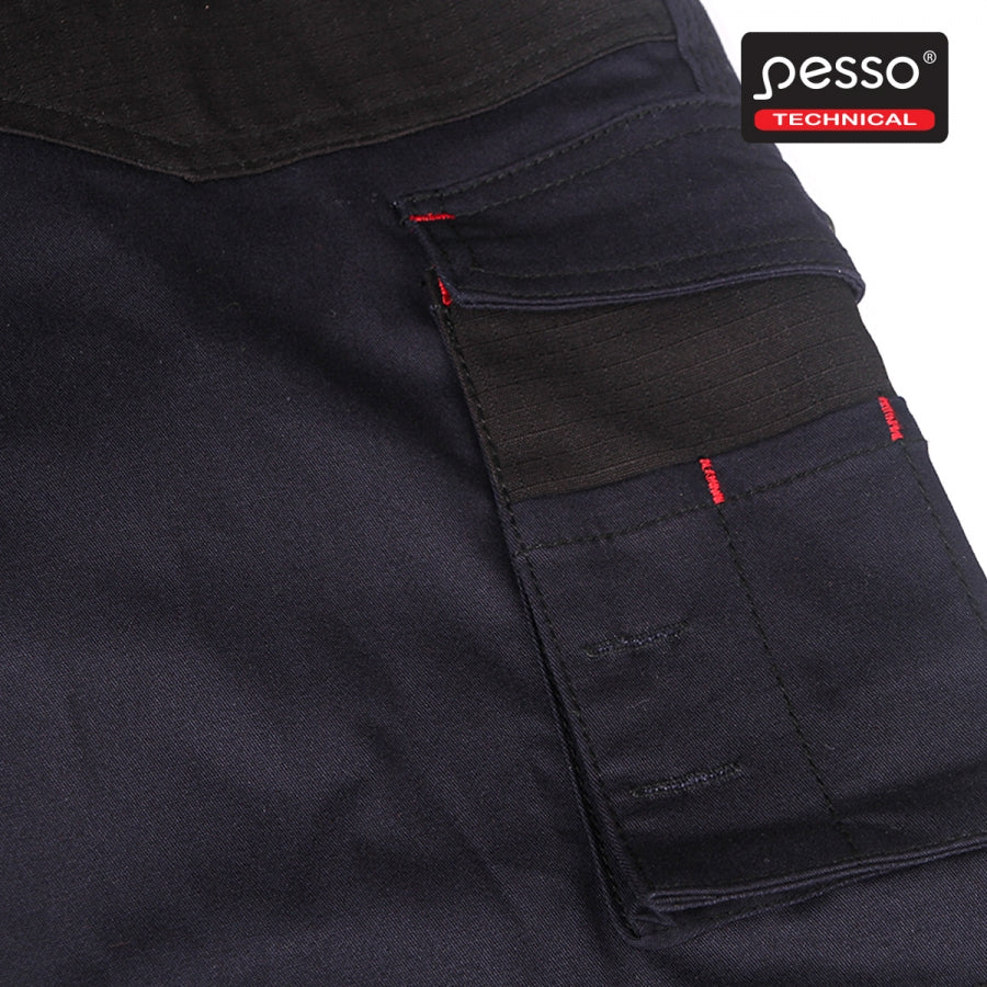 Puskombinezonis su elastanu PESSO STRETCH TWILL BLUE