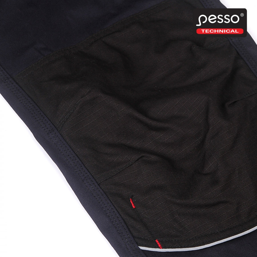 Puskombinezonis su elastanu PESSO STRETCH TWILL BLUE