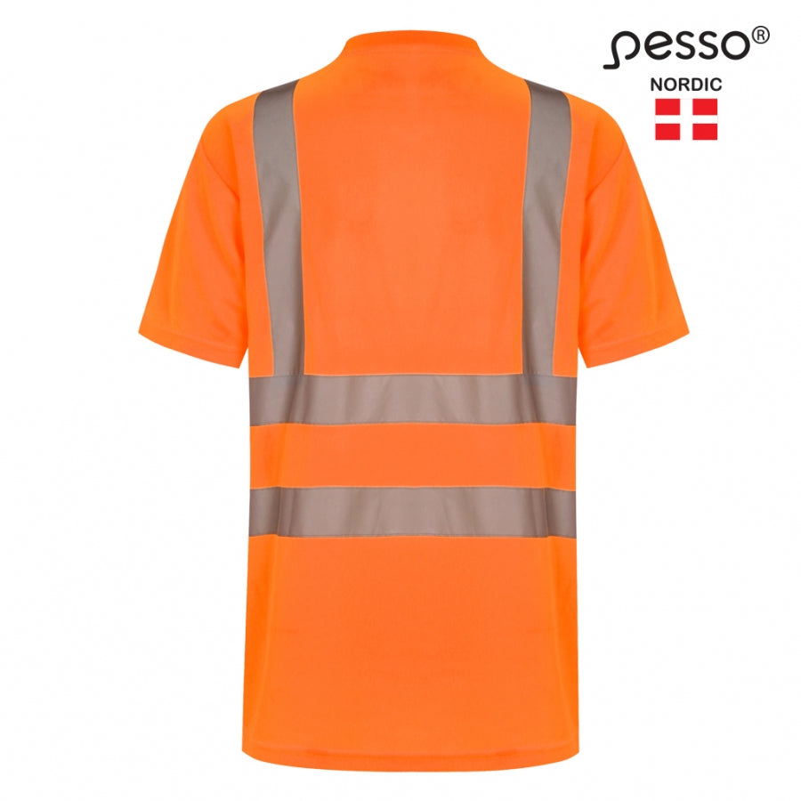 Marškinėliai Pesso HVM HI-VIS, oranžiniai