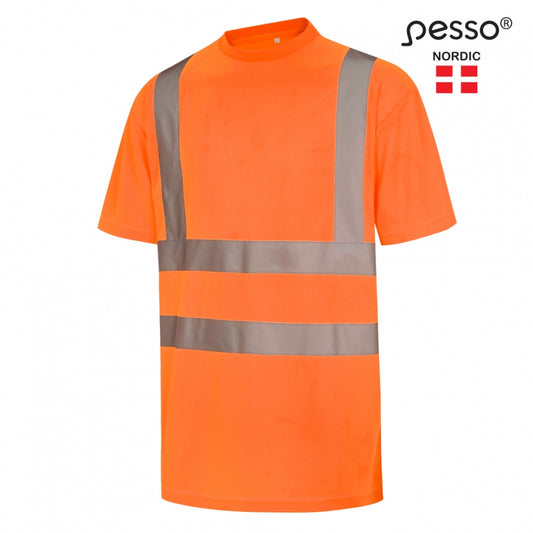 Marškinėliai Pesso HVM HI-VIS, oranžiniai