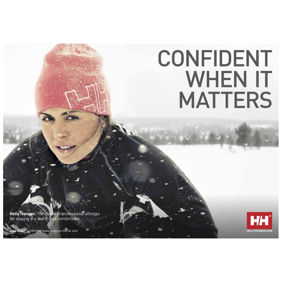 Megzta kepurė Helly Hansen Beanie, Oranžinė