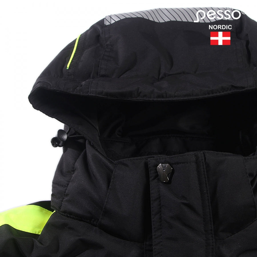 Šilta neperšlampanti striukė Pesso Softshell Nova, juoda