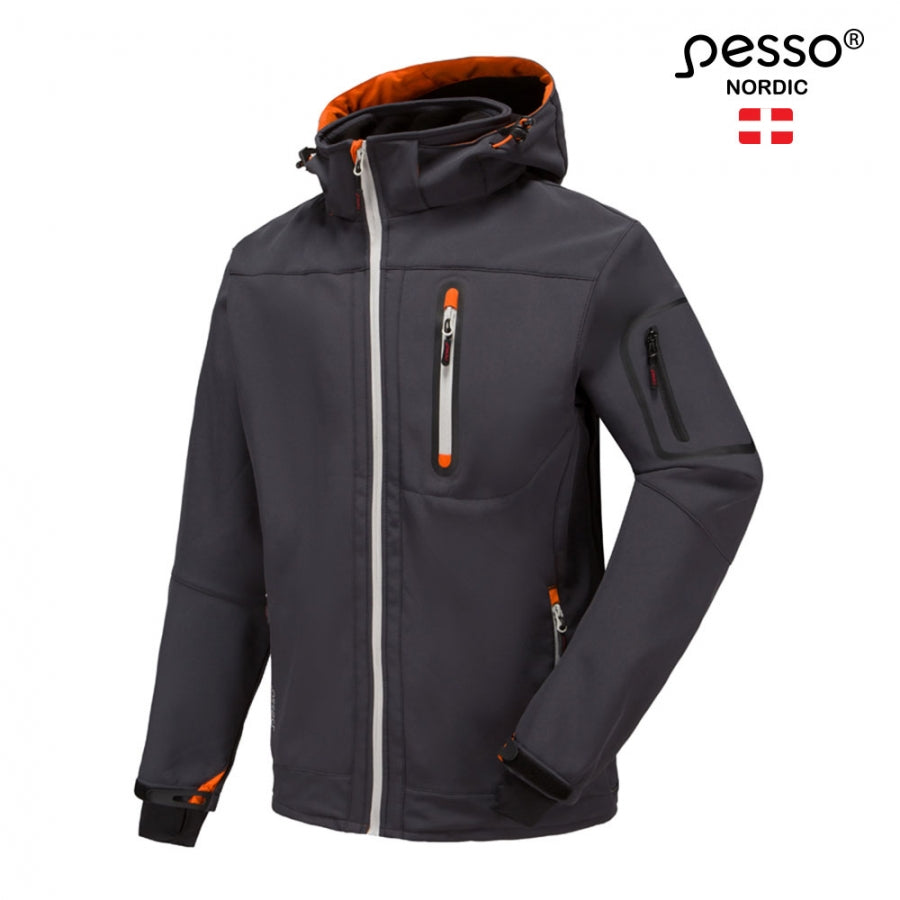 Striukė SoftShell Pesso ACROPOLIS, pilka