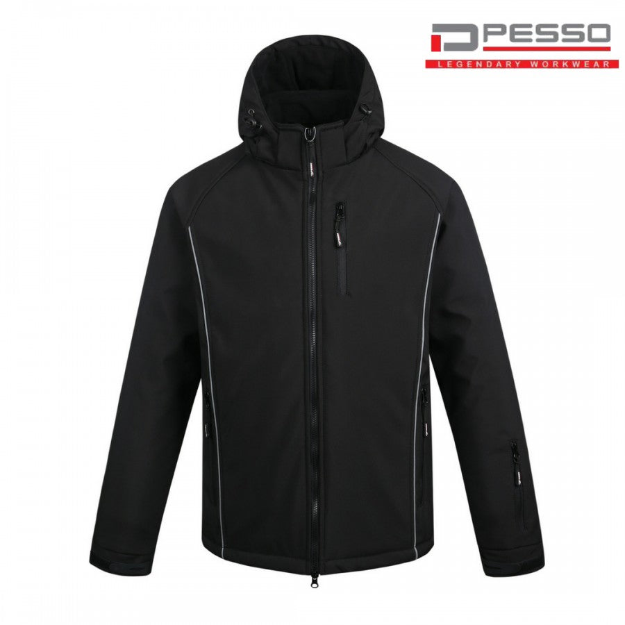 Neperšlampanti SoftShell striukė PESSO OTAVA, juoda